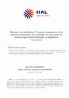 Research paper thumbnail of Hernani : un mélodrame ? Analyse comparative de la fonction dramatique de la musique de scène dans les dramaturgies mélodramatique et hugolienne