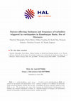 Factors affecting thickness and frequency of turbidites triggered by earthquakes in Kumburgaz Basin, Sea of Marmara Cover Page