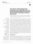 Research paper thumbnail of The Impact of Atmospheric Dry Deposition Associated Microbes on the Southeastern Mediterranean Sea Surface Water following an Intense Dust Storm