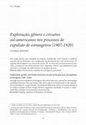 Research paper thumbnail of Exploração, gênero e circuitos sul-americanos nos processos de expulsão de estrangeiros (1907-1920)