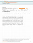 Research paper thumbnail of Hybrid supercapacitors for reversible control of magnetism