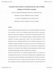 Assessment of the Perception of Accountants about the Usage of Artificial Intelligence in the Field of Accounting Cover Page