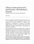 Matteo Polleri, L'État, le contre-pouvoir et le post-fascisme : de Poulantzas à nos jours. Entretien avec Álvaro García Linera et Sandro Mezzadra Cover Page