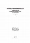 Von Archiven, Feldern und Briefen – Schriftliche Nachlässe und deren Wert für die Archäologie. Ein Beitrag zur Wissenschaftsgeschichte der Archäologie im westlichen Niederösterreich. In: Römisches Österreich 46 (2023) 91-130. Cover Page