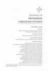 "From Their Lips"  Reviewed in Jnl of Christuan Orthodox Studies Cover Page