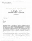 Sorting the Self: Assessments and the Cult of Personality Cover Page