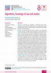 Algorithms, Sociology of Law and Justice Cover Page