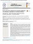 Research paper thumbnail of Forma activa de la vitamina D en pacientes pediátricos con sobrepeso y obesidad en el noroeste de México