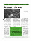 Research paper thumbnail of Espacio social y selva