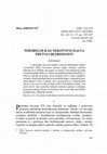 Research paper thumbnail of Terrorism as non-conventional security threat