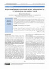 Research paper thumbnail of Preparation and Characterization of TiO2 Nanostructure by TiCl4 Hydrolysis with Additive NaOH