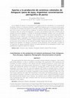 Research paper thumbnail of Aportes a la producción de cerámicas coloniales de Antiguyoc (puna de Jujuy, Argentina): caracterización petrográfica de pastas