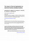 The impact of thermal degradation on electrical machine winding insulation Cover Page