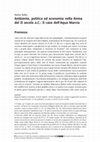 Research paper thumbnail of Ambiente, politica ed economia nella Roma del II secolo a.C.: Il caso dell'Aqua Marcia