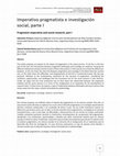 Research paper thumbnail of Imperativo pragmatista e investigación social, parte I