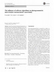 Research paper thumbnail of The influence of software algorithms on photogrammetric micro-feature measurement’s uncertainty