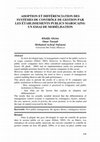 Adoption et Différenciation Des Systèmes De Contrôle De Gestion Par Les Établissements Publics Marocains: Un Essai De Modélisation Cover Page