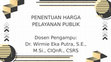 PPT PENENTUAN HARGA PELAYANAN PUBLIK Cover Page