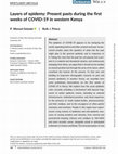 Research paper thumbnail of Layers of epidemy: Present pasts during the first weeks of COVID‐19 in western Kenya