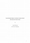 Research paper thumbnail of From the Revolution of Dignity to a Revolution of Academic Excellence? Paths Taken and Not Taken in Ukraine