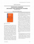 Research paper thumbnail of Pentecostal Exorcism: Witchcraft and Demonology in Ghana