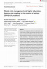 Research paper thumbnail of Global crisis management and higher education: Agency and coupling in the context of wicked COVID-19 problems