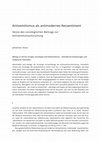 Antisemitismus als antimodernes Ressentiment Cover Page