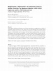 Research paper thumbnail of Hegemonías y “Ejemonías” : las relaciones entre el Estado Central y las regiones (Bolivia, 1825-1952)