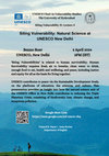 Research paper thumbnail of Siting Vulnerability: Natural Science at UNESCO New Delhi