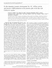 D1-like dopamine receptors downregulate Na+-K+-ATPase activity and increase cAMP production in the posterior gills of the blue crab Callinectes sapidus Cover Page