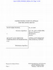 Ninth Circuit Court of Appeals - Stafne v Quality Loan Corporation of Washington - Request for Judicial Notice re: Stafne's Motion for an extesnion of time for the filing of his opening brief. Cover Page