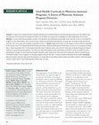 Oral Health Curricula in Physician Assistant Programs: A Survey of Physician Assistant Program Directors Cover Page