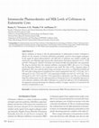 Research paper thumbnail of Intramuscular Pharmacokinetics and Milk Levels of Ceftriaxone in Endometritic Cows