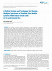 A Hybrid System and Technique for Sharing Multiple Spectrums of Satellite Plus Mobile Systems With Indoor Small Cells in 5G and Beyond Era Cover Page