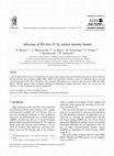 Research paper thumbnail of Alloying of Pd into Ti by pulsed plasma beams