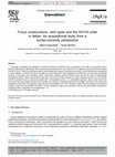 Research paper thumbnail of Focus constructions, verb types and the SV/VS order in Italian: An acquisitional study from a syntax–prosody perspective