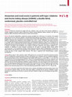 Atrasentan and renal events in patients with type 2 diabetes and chronic kidney disease (SONAR): a double-blind, randomised, placebo-controlled trial Cover Page