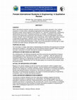 Research paper thumbnail of Female International Students in Engineering: A Qualitative Review