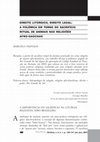 Direito Litúrgico, Direito Legal: a polêmica em torno do sacrifício ritual de animais nas religiões afro-gaúchas Cover Page