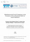 Research paper thumbnail of Multidimensional Social Competence in the Formation of Socio-Emotional Skills for School Mediation