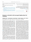 Research paper thumbnail of Responses to Alectinib in ALK-rearranged Papillary Renal Cell Carcinoma