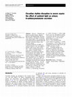 Research paper thumbnail of Circadian rhythm disruption in severe sepsis: the effect of ambient light on urinary 6-sulfatoxymelatonin secretion