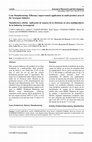 Research paper thumbnail of Lean Manufacturing: Efficiency improvement application in multi-product area of the Aerospace Industry