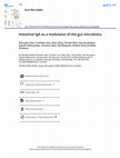 Research paper thumbnail of Intestinal IgA as a modulator of the gut microbiota