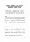 Research paper thumbnail of Symmetry assignment in the distributed Gaussian functions method to study homonuclear rotating trimers