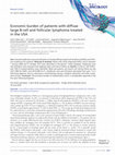 Research paper thumbnail of Economic burden of patients with diffuse large B-cell and follicular lymphoma treated in the USA