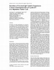 Research paper thumbnail of Insertion of Excised IgH Switch Sequences Causes Overexpression of Cyclin D1 in a Myeloma Tumor Cell