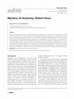 Research paper thumbnail of Mystery of Anatomy: Robert Knox