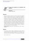 Research paper thumbnail of El uso de la poesía en la tradición oral moderna