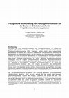 Research paper thumbnail of Fachgerechte Strukturierung von Planungsinformationen auf der Basis von Gebäudemodellen in Projektkommunikationsystemen